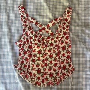 COPY - Free People Floral Print Top